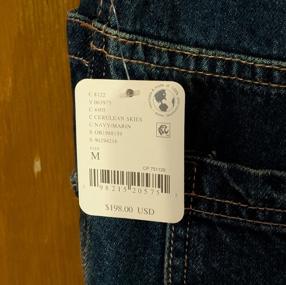 Free People Denim Jumpsuit in Dark Blue - Picture 7 of 7